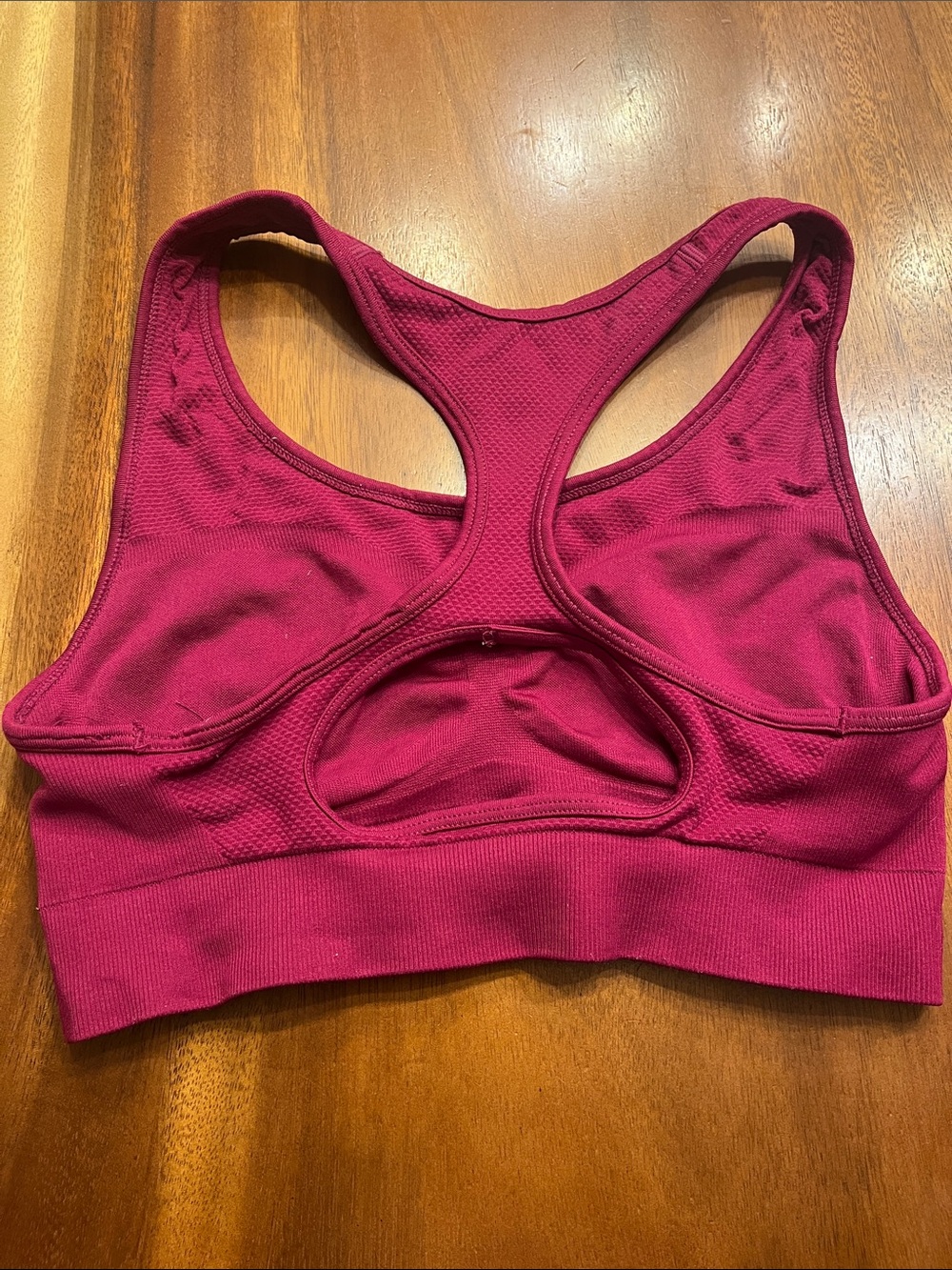 Patagonia Seamless Racerback Sports Bra - Raspberry - Picture 2 of 3